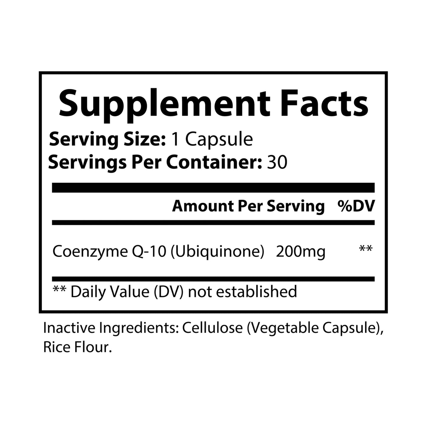 VitalQ10 Antioxidant Support Supplement (30 Capsules)