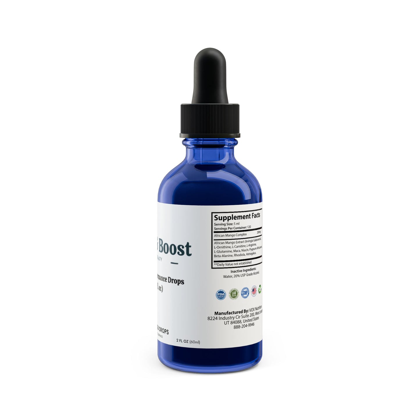 MangoBoost Performance Drops – 60ml (2 fl. oz)