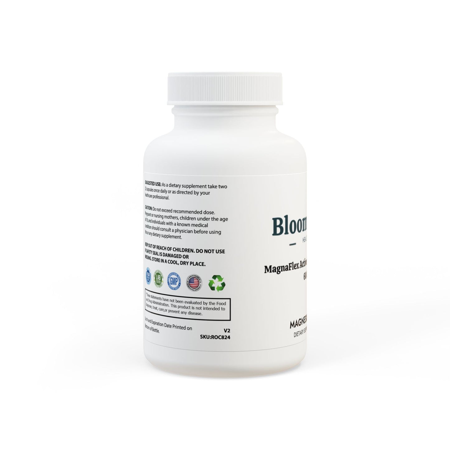 MagnaFlex Active Magnesium Glycinate Capsules (60 Capsules)