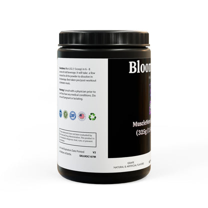 MuscleMend Grape BCAA Powder (325g, 11.46oz, 50 servings)